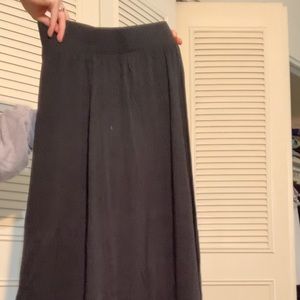 Long black skirt